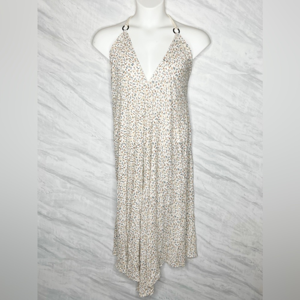 The Gold Heart Halter Dress Small